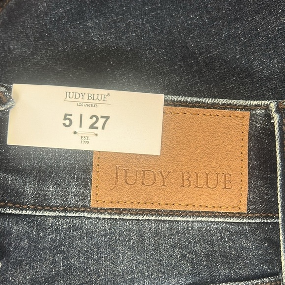 NWT Dark Wash Wide Leg Jeans - Judy Blue - Picture 9 of 10